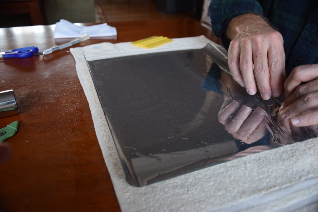 Infinity Mirror Foil Application